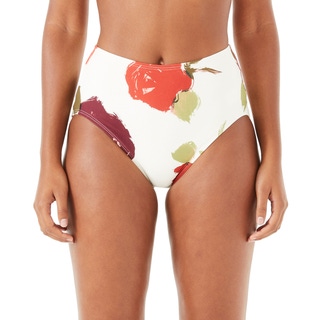 Kate Spade High Waist Bikini Bottom - Just Rosy-XL-110 IVORY
