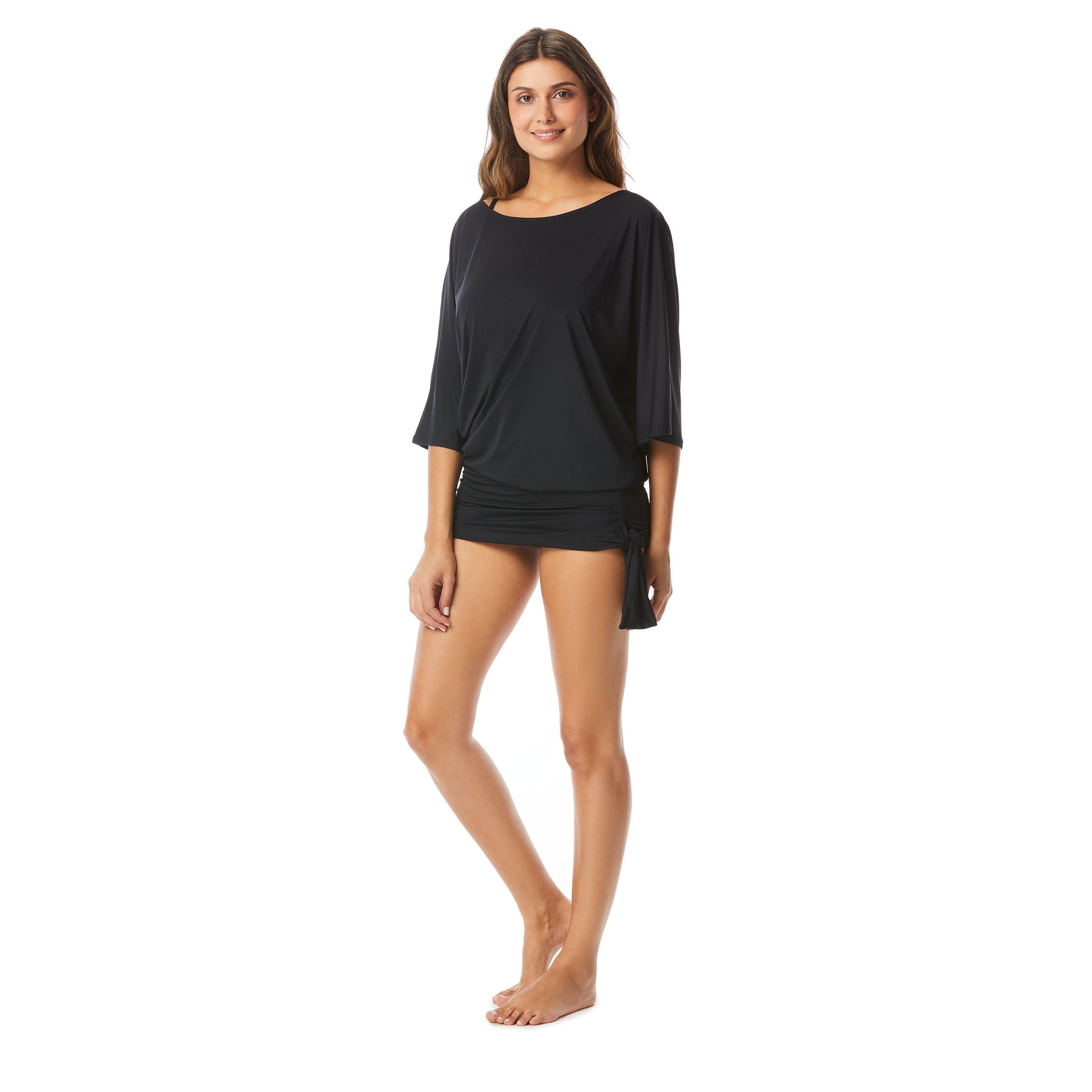 MICHAEL Michael Kors Side Tie Cover Up Iconic Solids Beach2Ocean