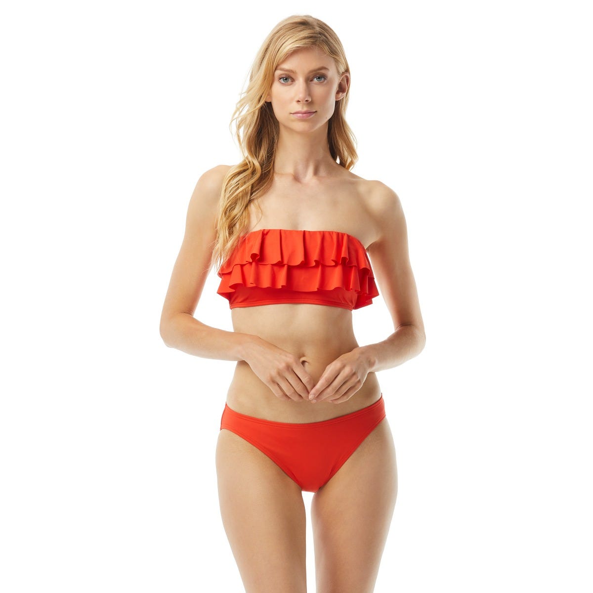 Michael kors shop ruffle bathing suit