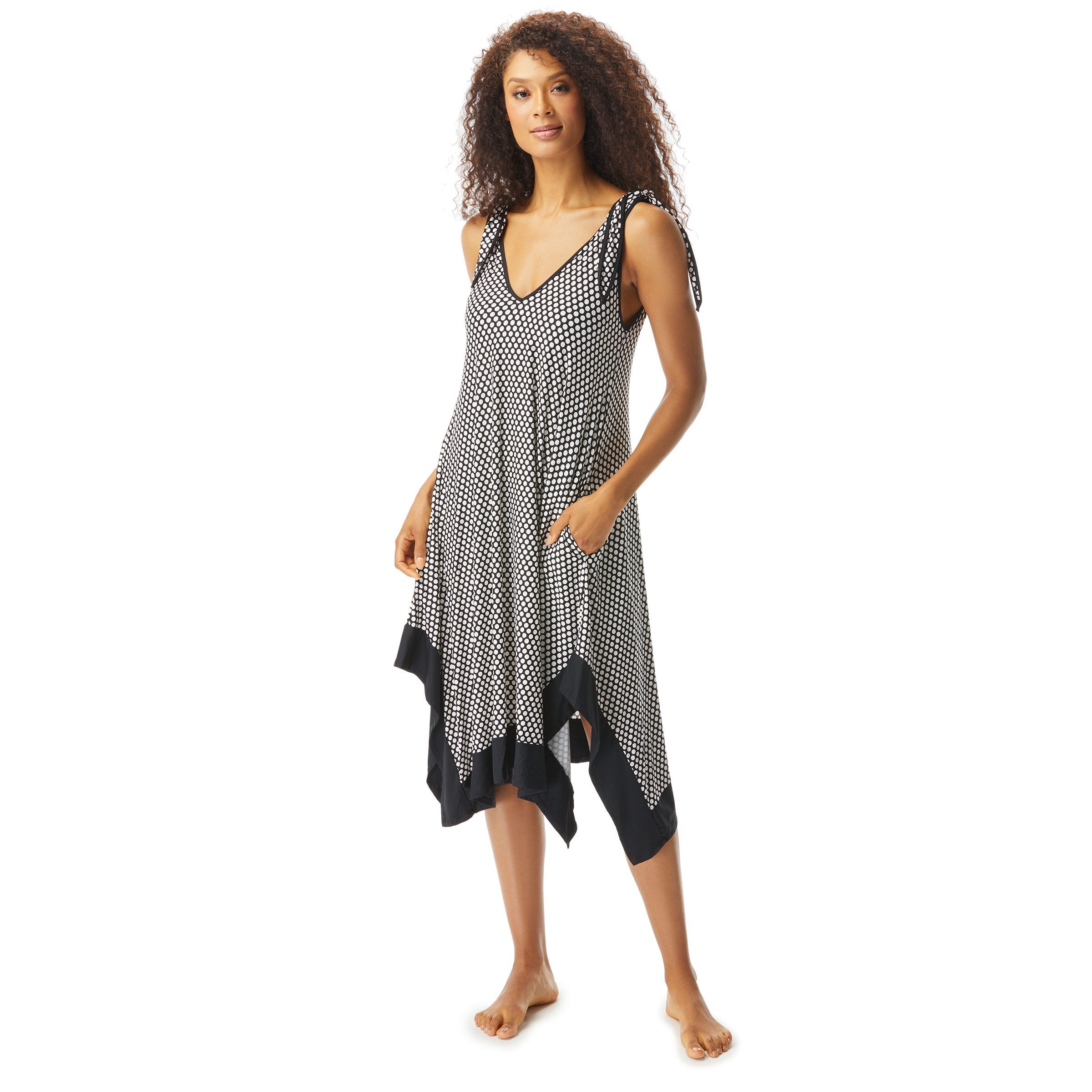 Coco Reef Aspire Convertible Cover Up Dress Cape Dot